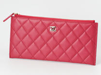 CHANEL (シャネル)  ファスナー小銭入長財布 A84032