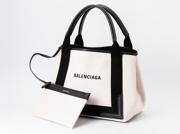 BALENCIAGA (バレンシアガ) ネイビーカバスS/339933