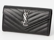 Yves Saint-Laurent(イブ・サンローラン) 二つ折りファスナー長財布