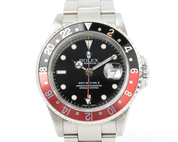 ROLEX(ロレックス)GMTマスターⅡ 16710 SS/黒・赤ベゼル