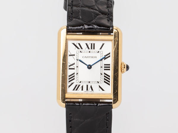 Cartier(カルティエ） タンクソロSM W1018755 YGxSS