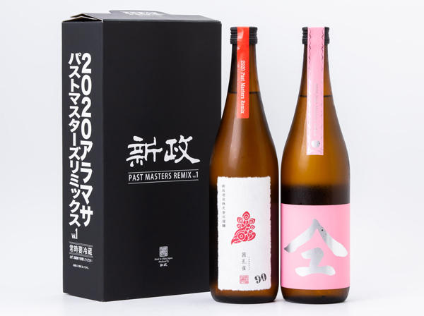 新政酒造 日本酒  桃やまユ/茜孔雀90（2本セット）