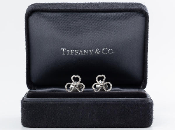 ティファニー TIFFANY＆CO ペーパーフラワー オープン ピアス - ピアス