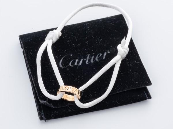 Cartier(カルティエ）K18PGブレスレット ラブチャリティコード 