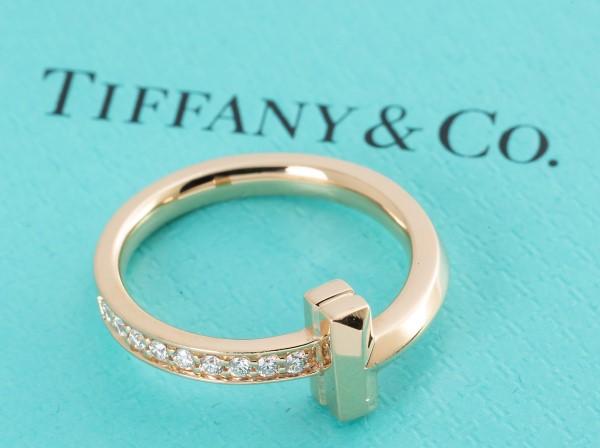 Tiffany&Co.(ティファニー)750PGリングTワンダイヤモンド
