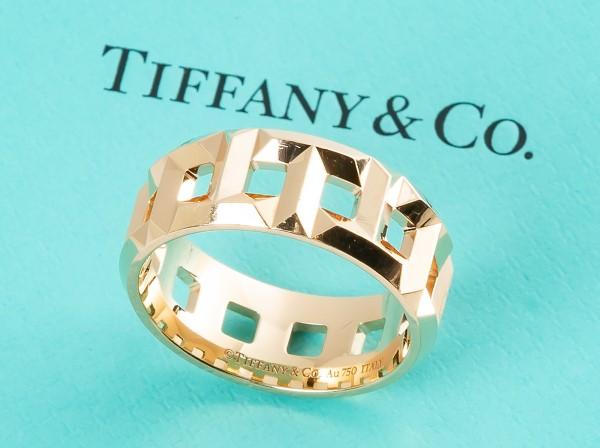 Tiffany & Co. (ティファニー) 750PG T トゥルーワイドリング