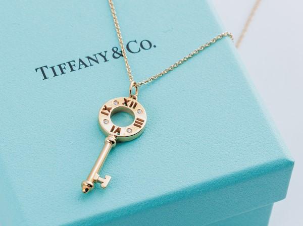 Tiffany & Co. (ティファニー) ネックレス 750YG アトラス X クローズド インターロッキング ペンダント  67789202