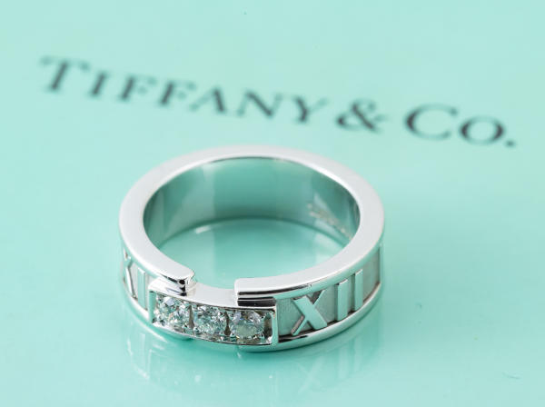 Tiffany & Co. (ティファニー) 750リング ダイヤモンド  アトラス