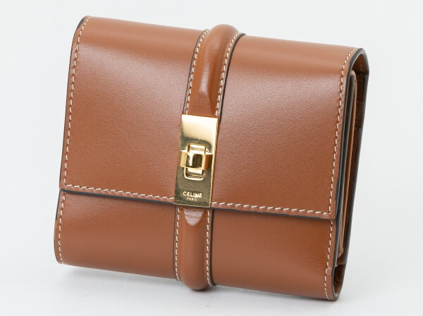 CELINE (セリーヌ)スモール ストラップウォレット 10F523CQ7.04LU
