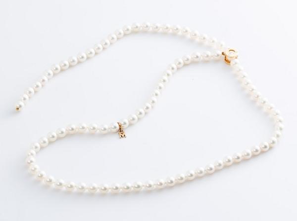 MIKIMOTO (ミキモト)ネックレス　K18 パール ダイヤモンド