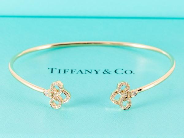 Tiffany & Co. (ティファニー) バングル 750PG フルールドリス