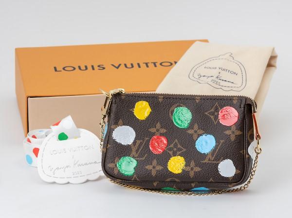 LOUIS VUITTON ミニ ポシェット アクセソワール ポーチ 草間彌生