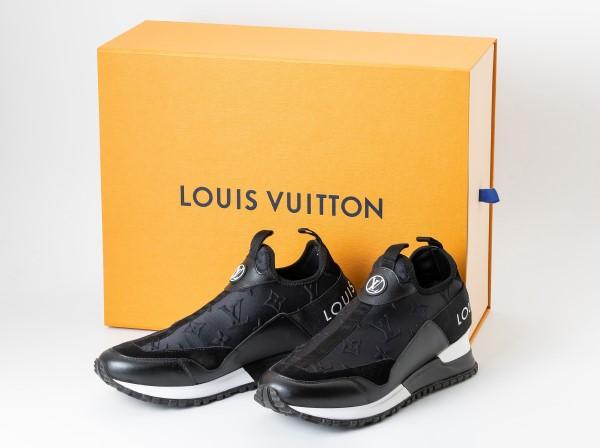 LOUIS VUITTON(ルイ・ヴィトン)1AB3GJ 日本限定スニーカー 黒 ランアウェイ・ライン