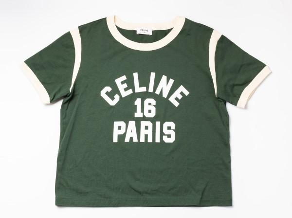 CELINE (セリーヌ)Tシャツ 2X97A671Q/グリーン