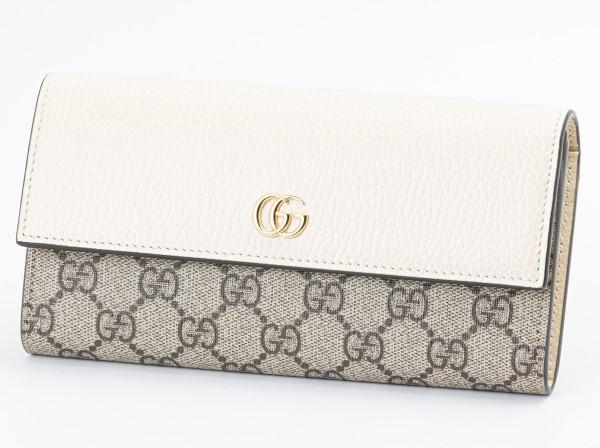 GUCCI (グッチ)二つ折り長財布 456116/GGマーモント コンチネンタルウォレット