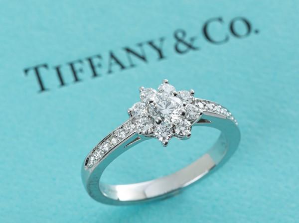 Tiffany & Co. (ティファニー) PT950 リング ダイヤモンド 
