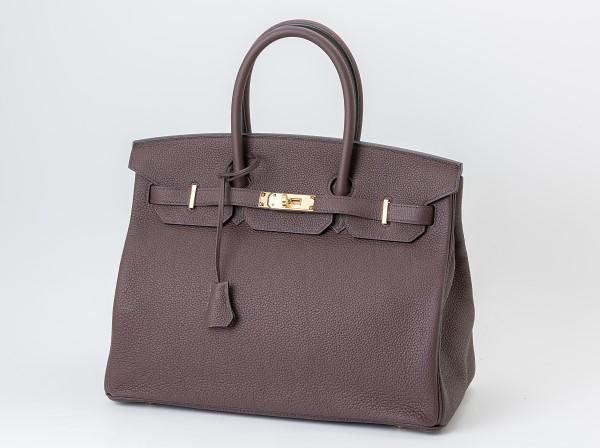 HERMES(エルメス)バーキン 35 トゴ ルージュセリエ×ゴールド金具