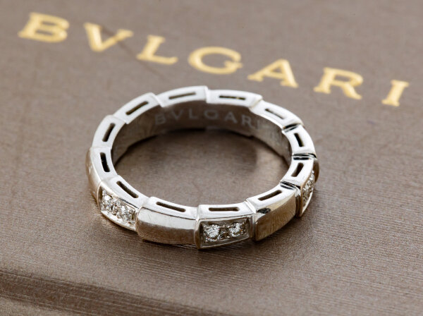 BVLGARI (ブルガリ) 750WG セルペンティ ヴァイパー ダイヤモンド リング 353386