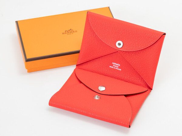 HERMES(エルメス) カルヴィデュオ シェーヴル・ミゾール ルージュラデュー