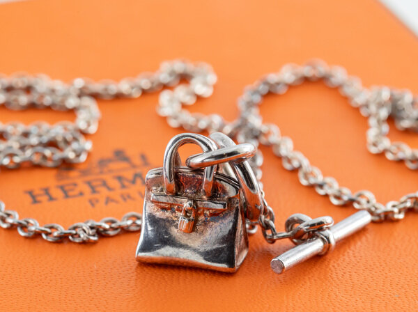 HERMES(エルメス) SV925 アミュレット バーキン ネックレス H104425B 00