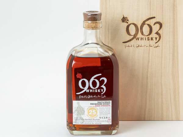 笹の川酒造 963 モルト&グレーン 25年 カスクストレングス 700ml