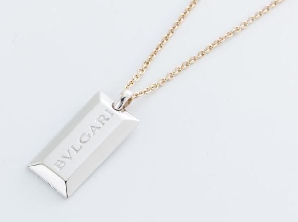 BVLGARI (ブルガリ) ネックレス 750WG インゴット