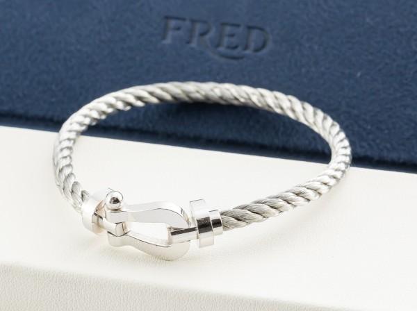 FRED（フレッド）K18WG ブレスレット 0B0005-000