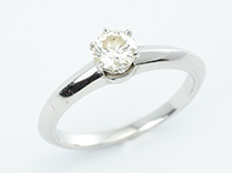 Tiffany & Co.（ティファニー）　プラチナ950　ダイヤ0.39　3.9g　指輪